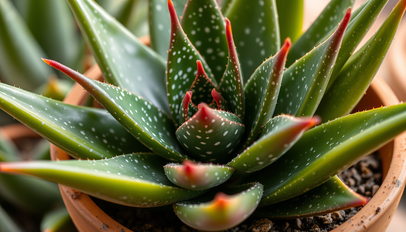 Aloe maculata a closer look