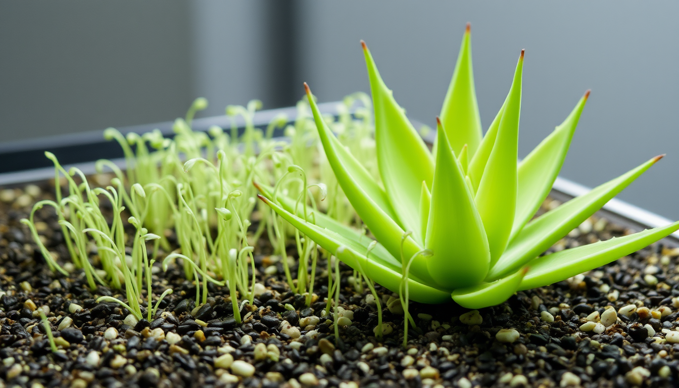 Aloe seed germination techniques