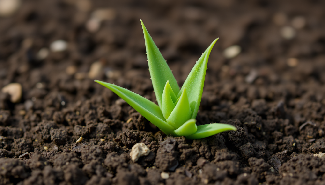 Aloe seed germination techniques