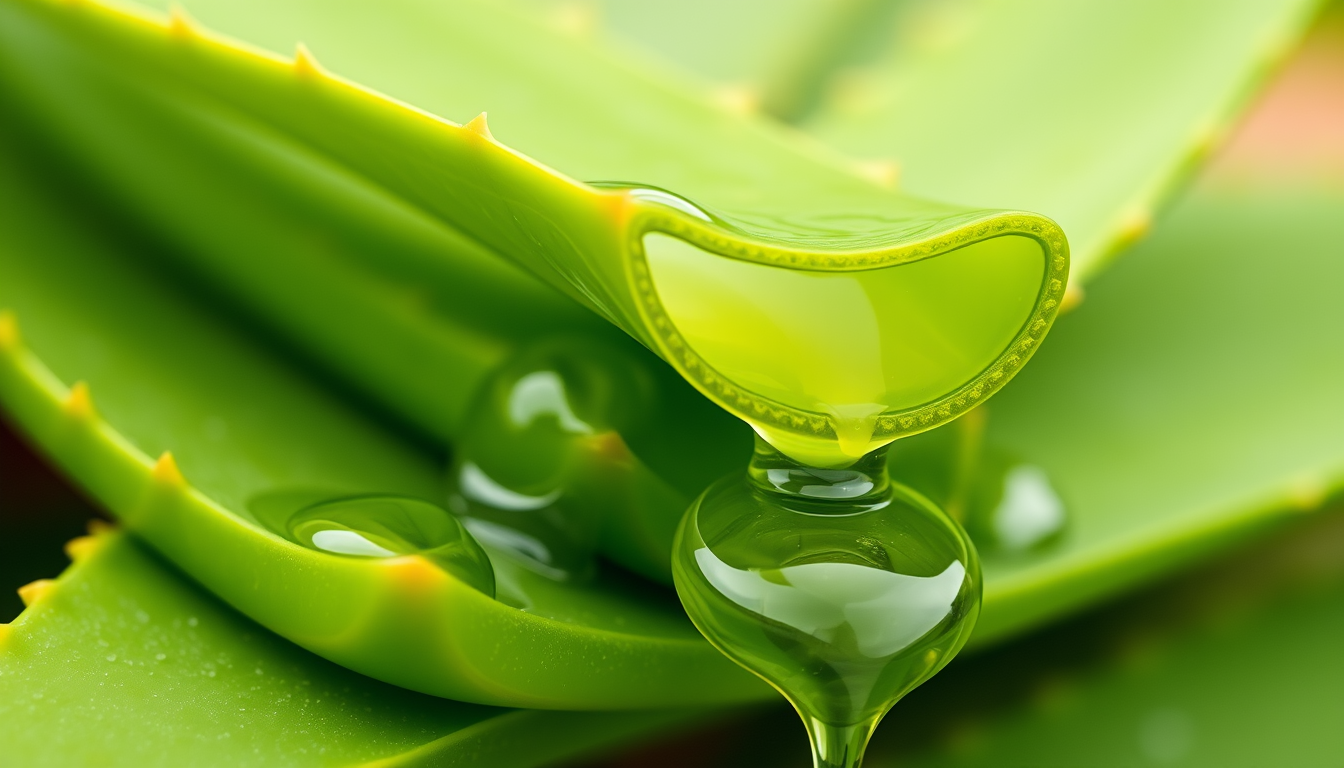 Aloe vera for acne treatment