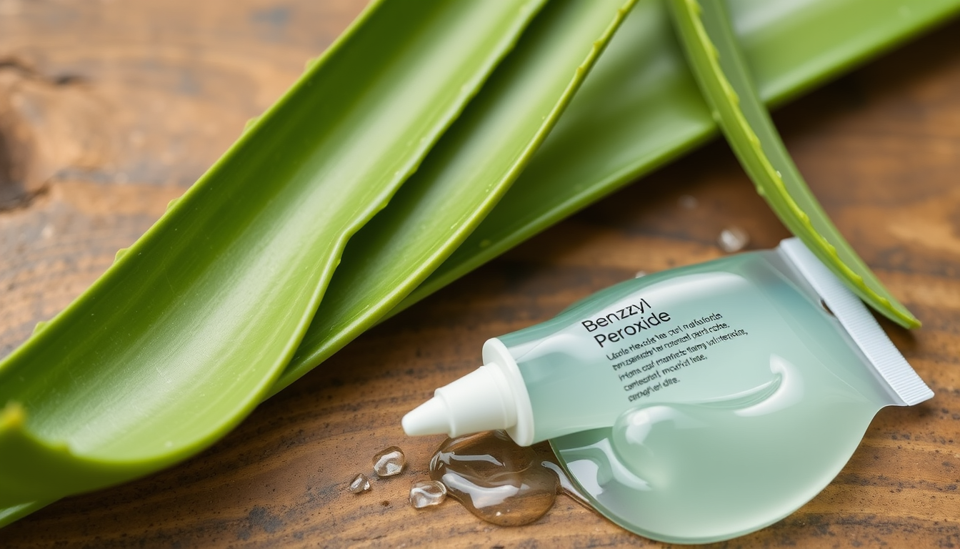 Aloe vera for acne treatment