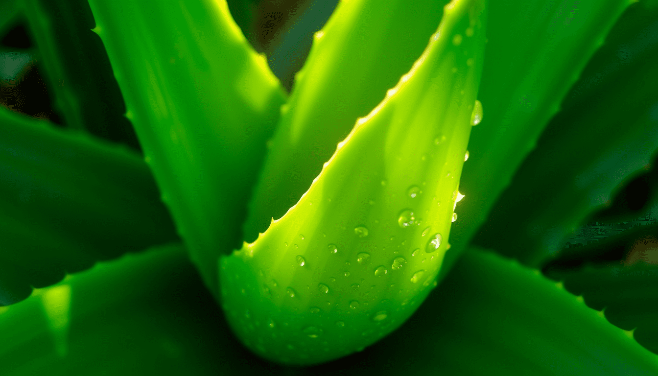 Aloe vera for dry skin