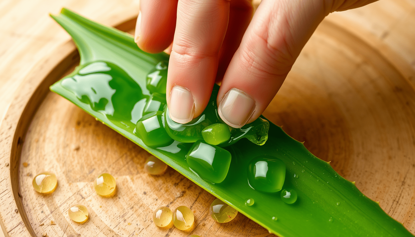 Aloe vera gel extraction and uses