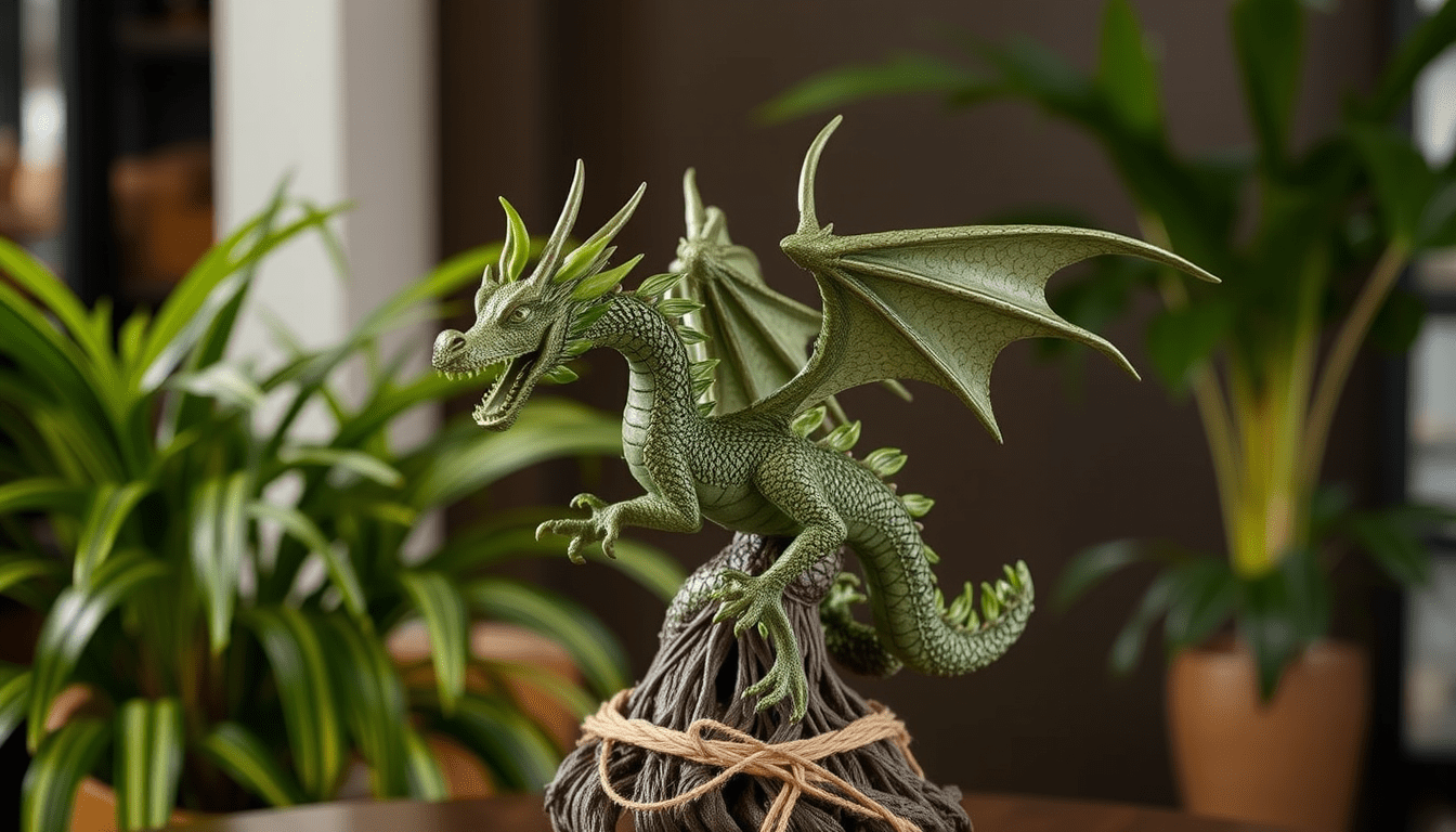 Creating a dragon tree centerpiece