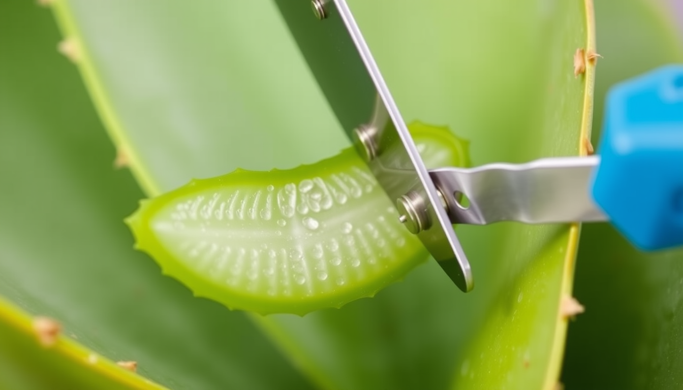 Creating an aloe vera first aid kit