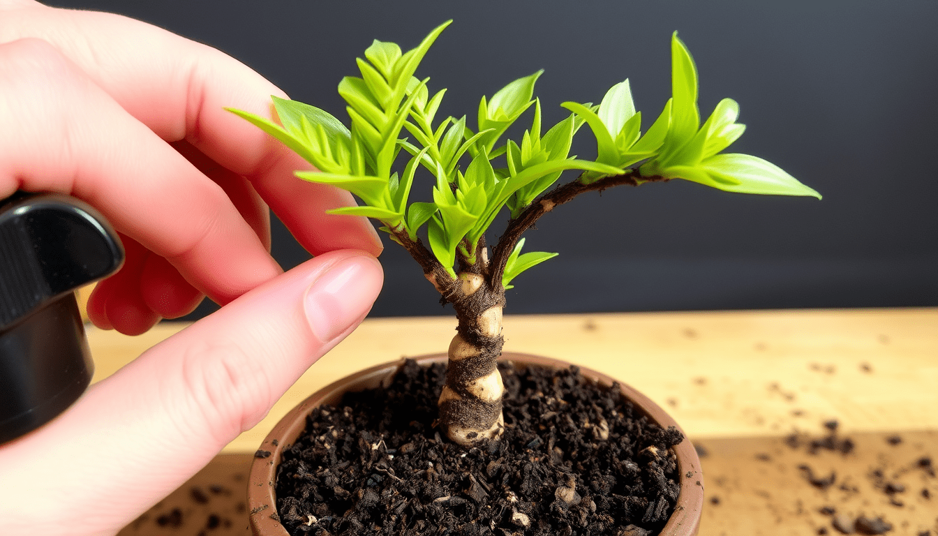 Dragon trees in containers