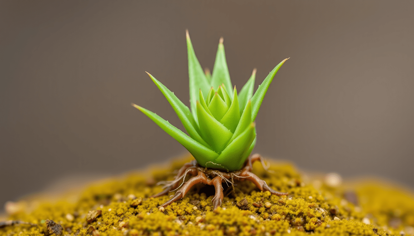 Feeding aloe seedlings for optimal development