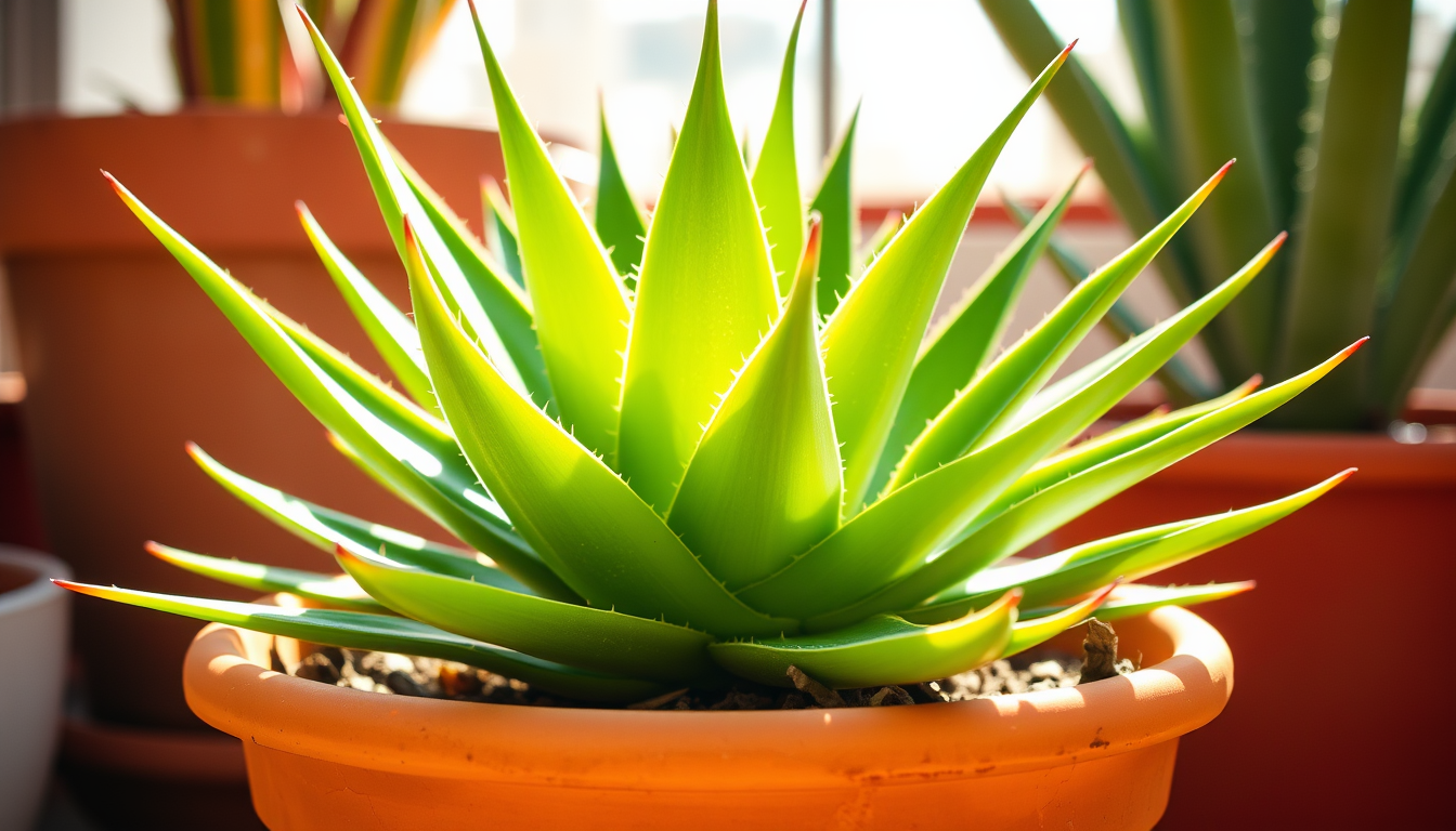 Fertilizing aloe plants for healthy growth