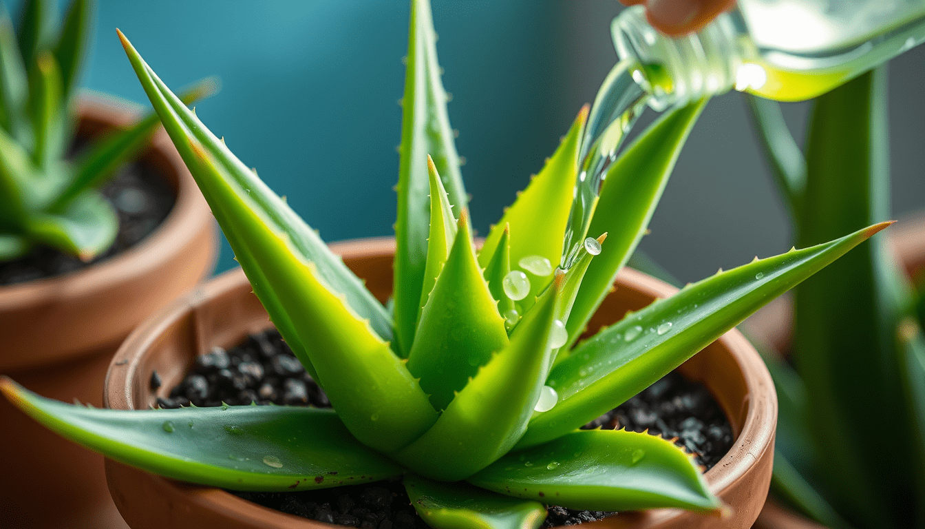 Fertilizing aloe plants for healthy growth