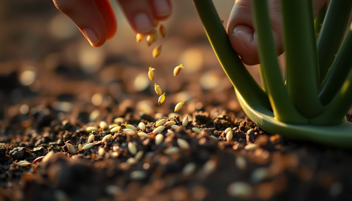 Growing aloe from seed