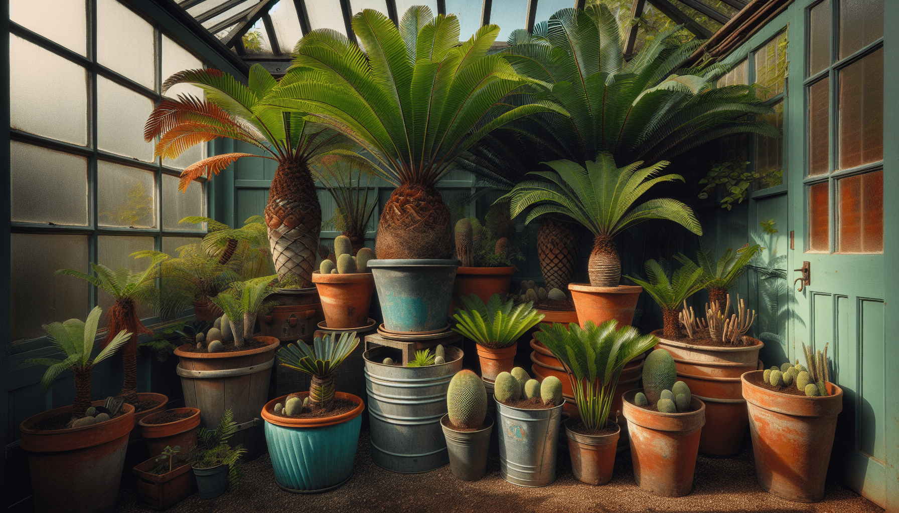 Growing cycads in containers