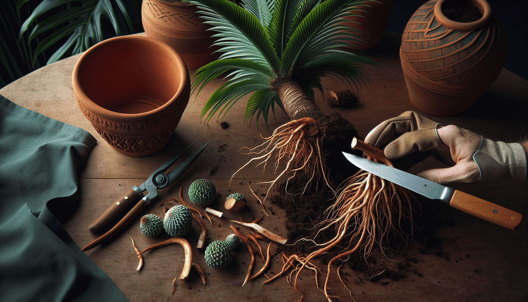 Growing cycads in containers