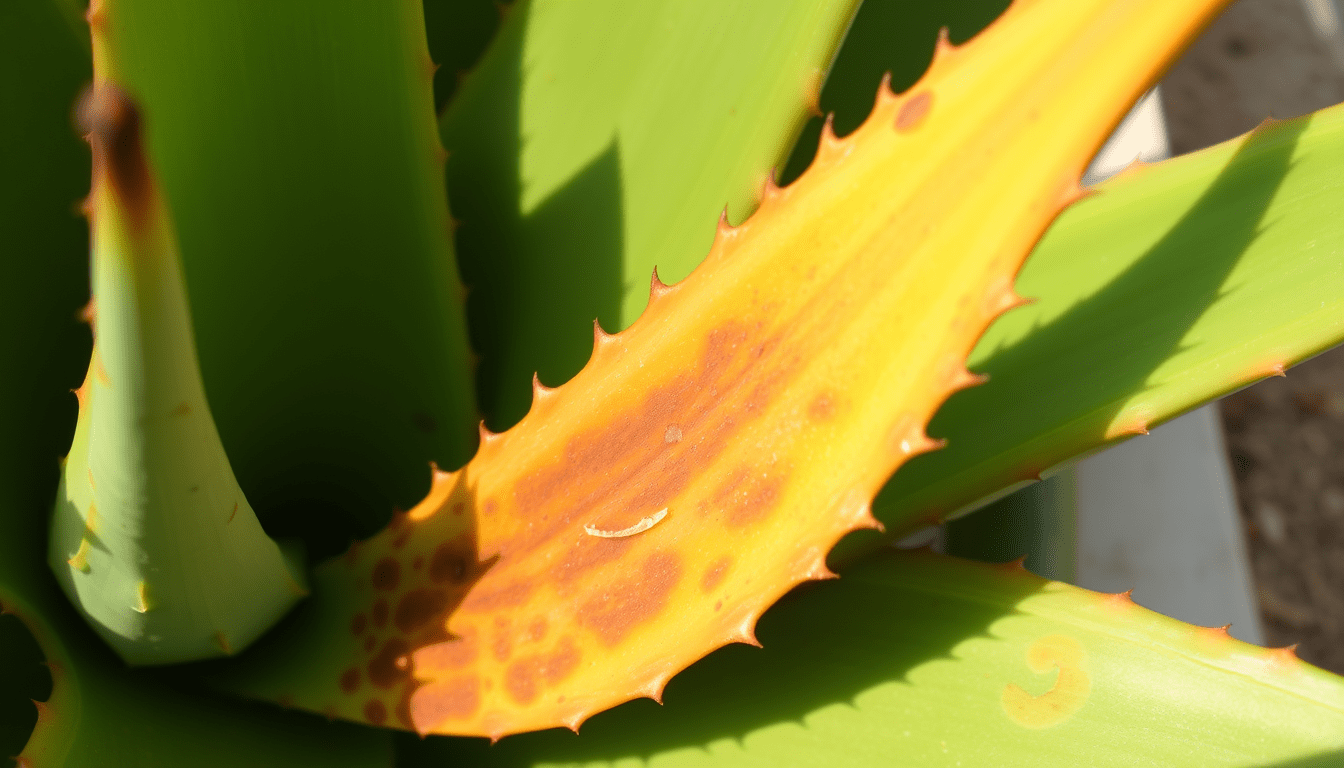 Identifying and treating aloe plant problems