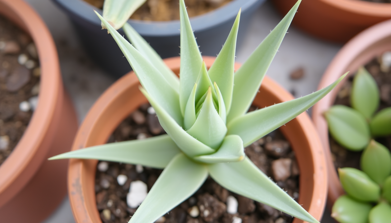 Light requirements for aloe seedlings