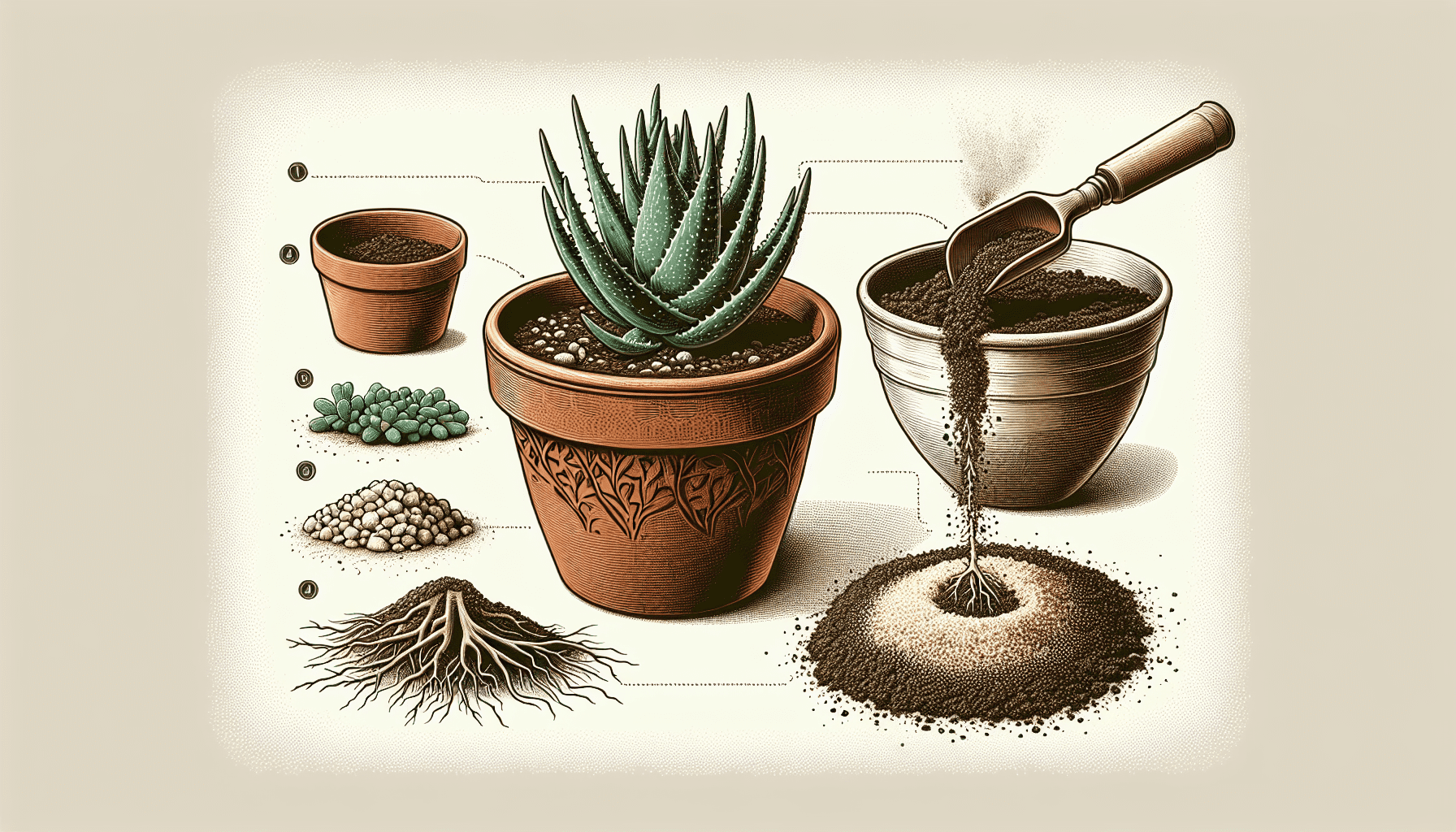 Propagating aloe plants