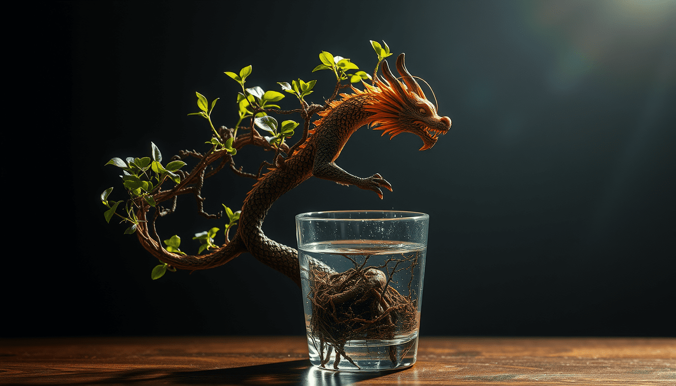 Propagating dragon trees from cuttings