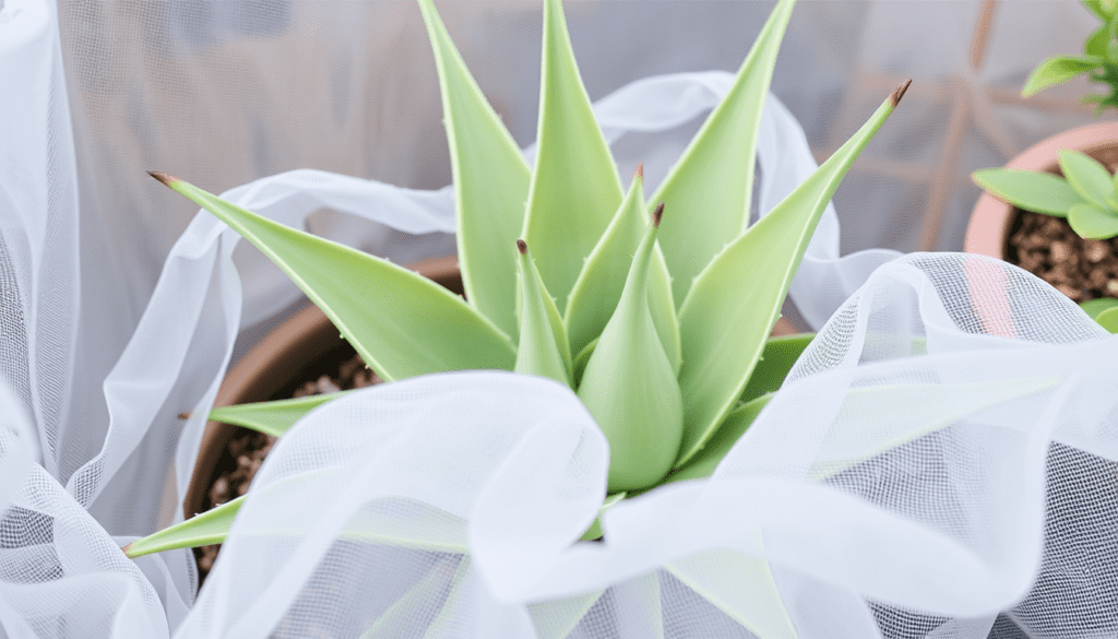 Protecting aloe plants from frost