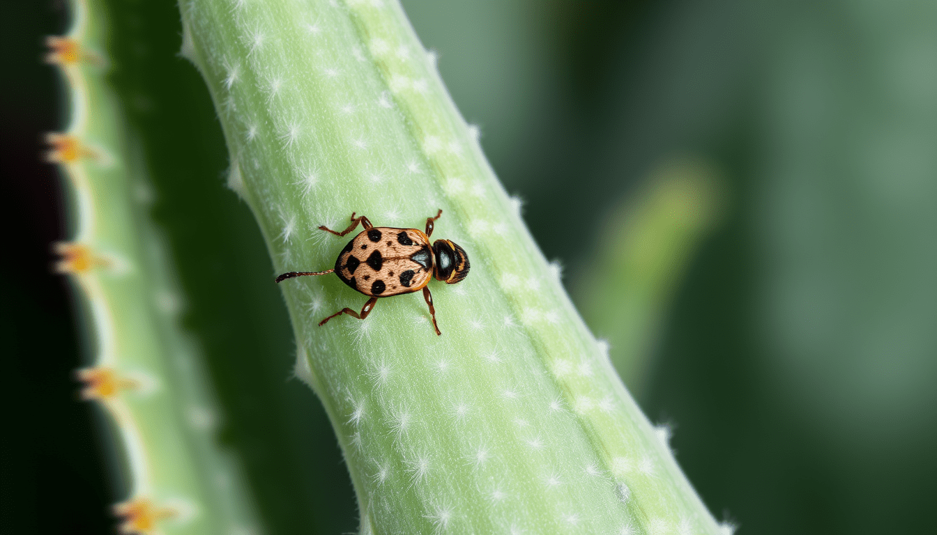 Protecting aloe plants from pests