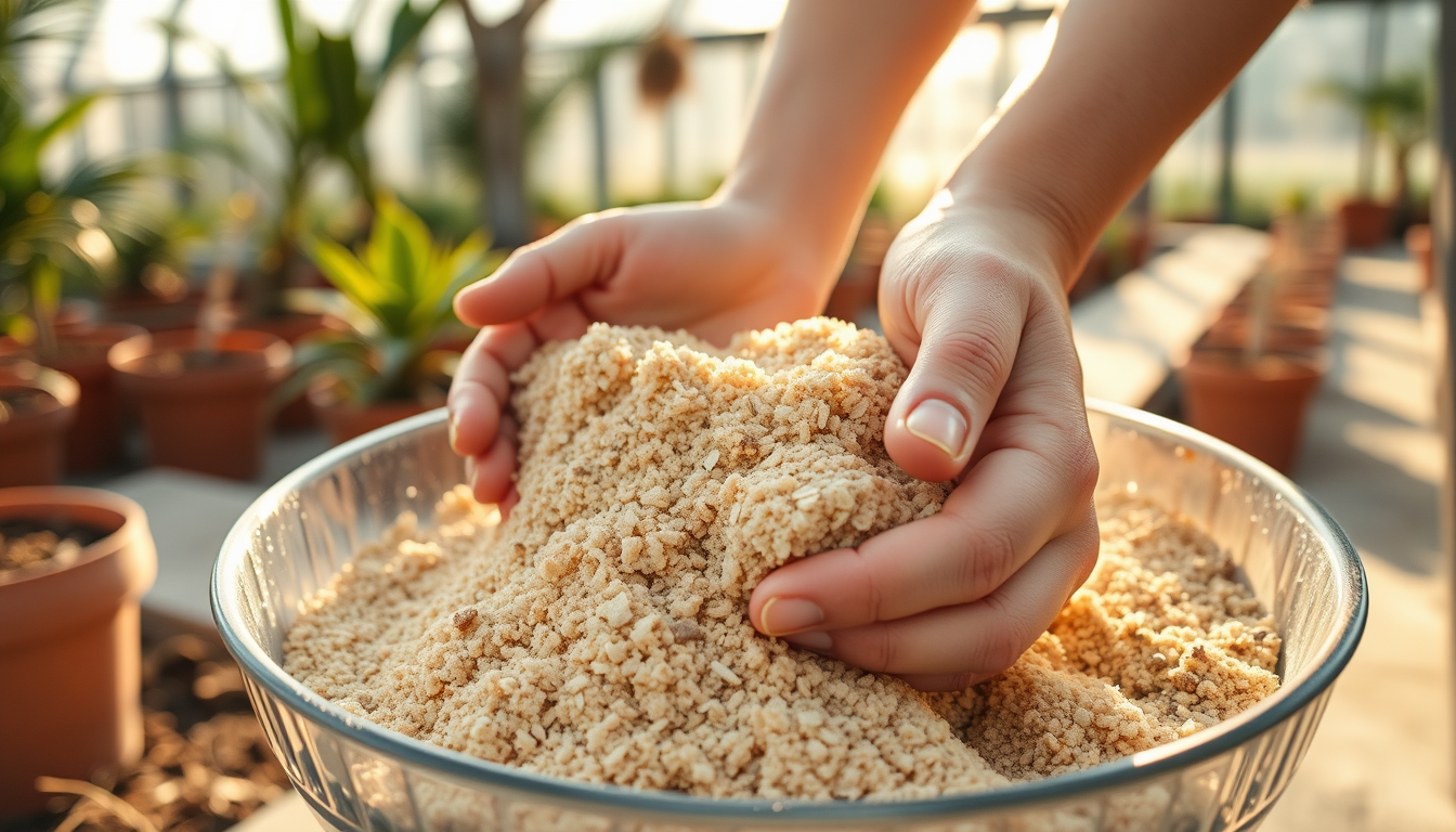 Sowing cycad seeds