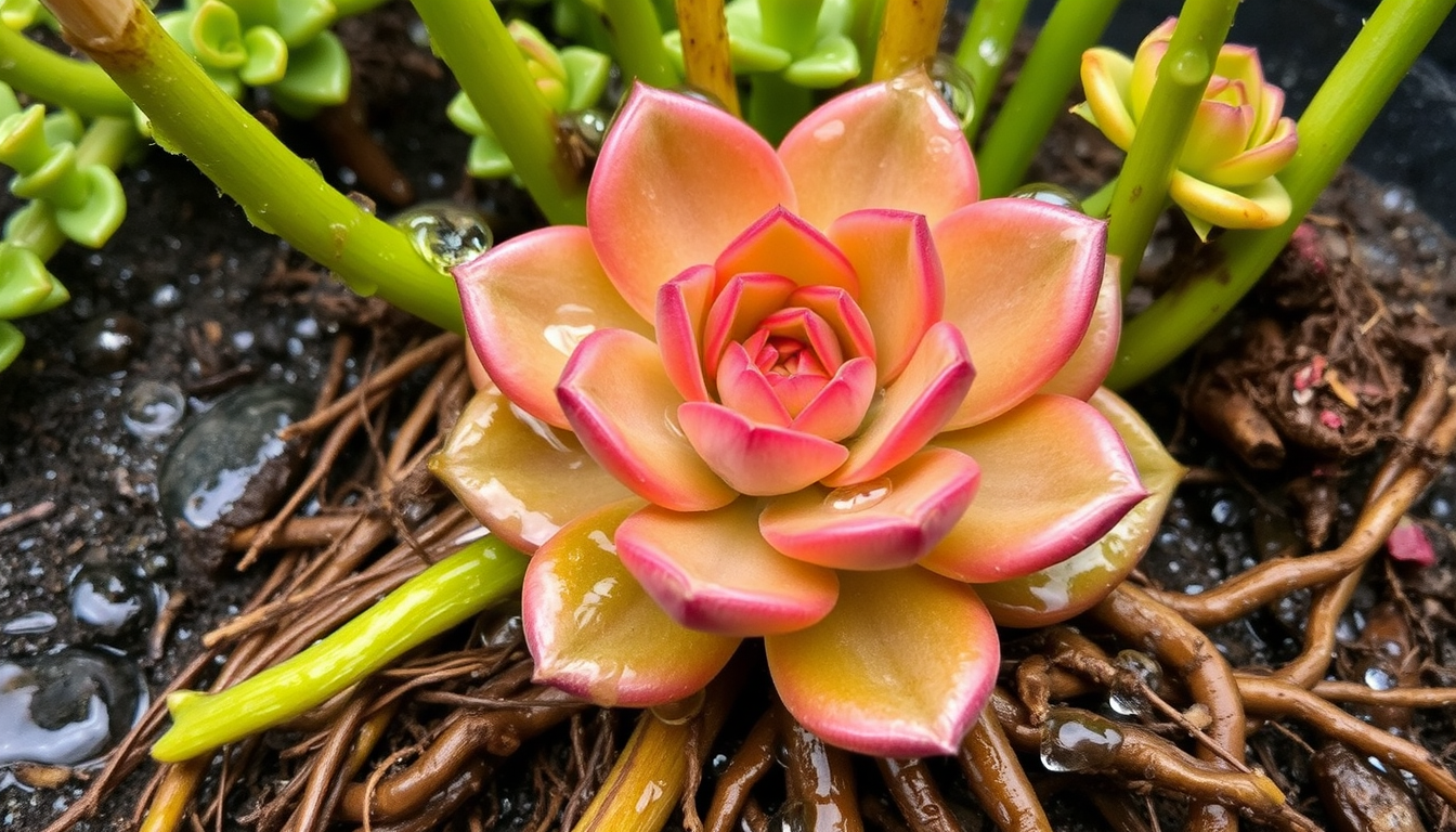 Succulents and companion planting