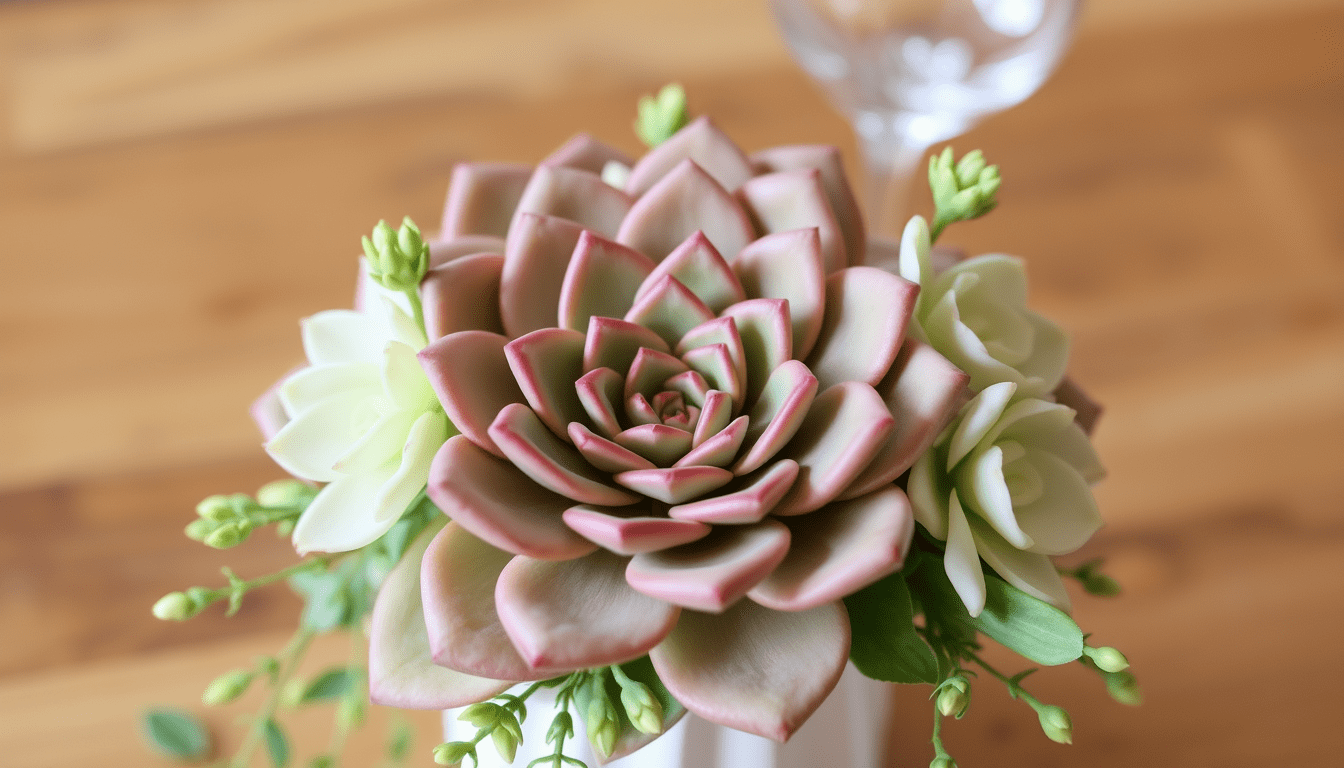 Succulents for wedding decor