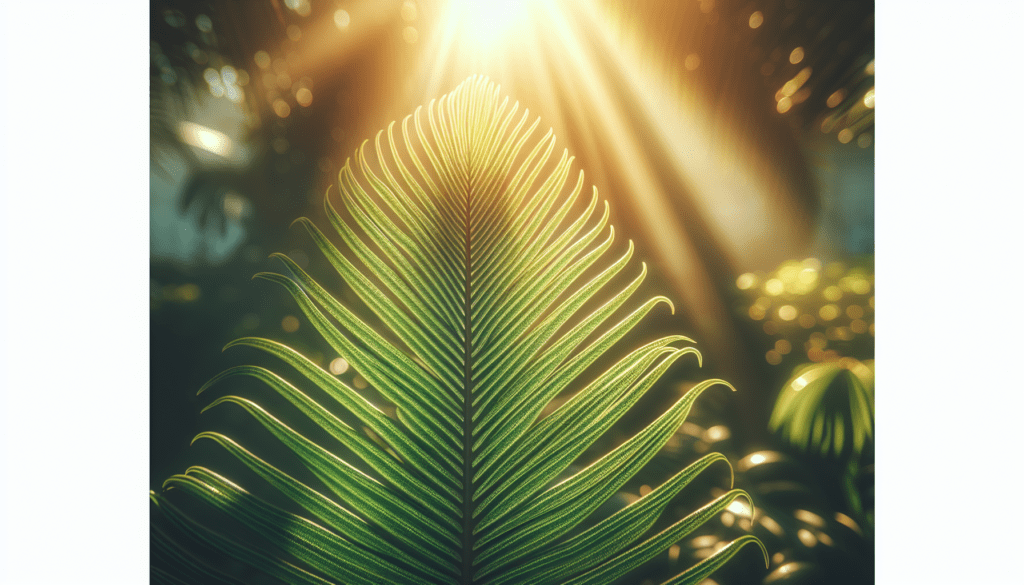 The beauty of cycad foliage