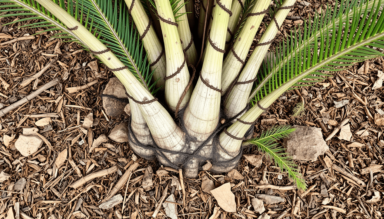 The benefits of mulching cycads