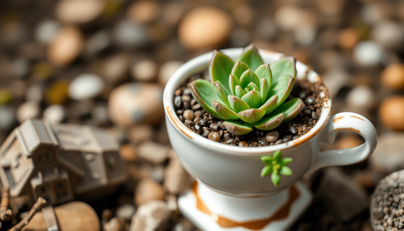 The magic of miniature succulents