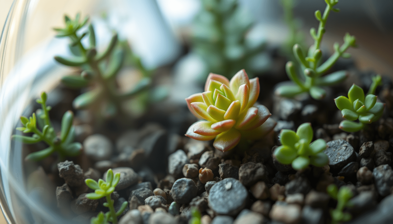 The magic of miniature succulents