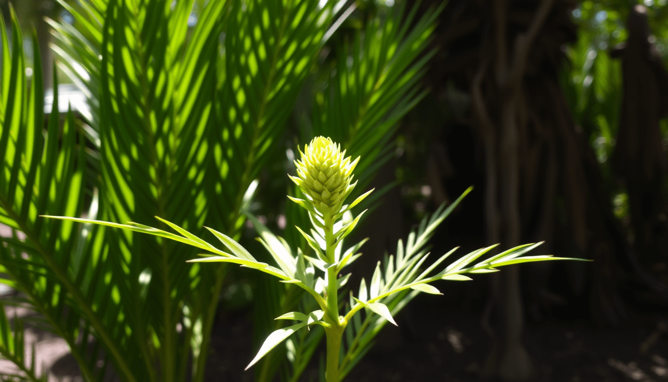 Transplanting cycad seedlings