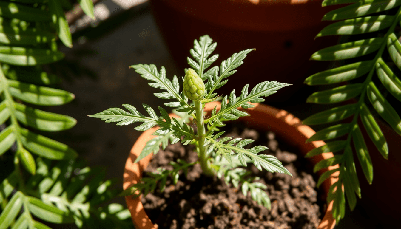 Transplanting cycad seedlings