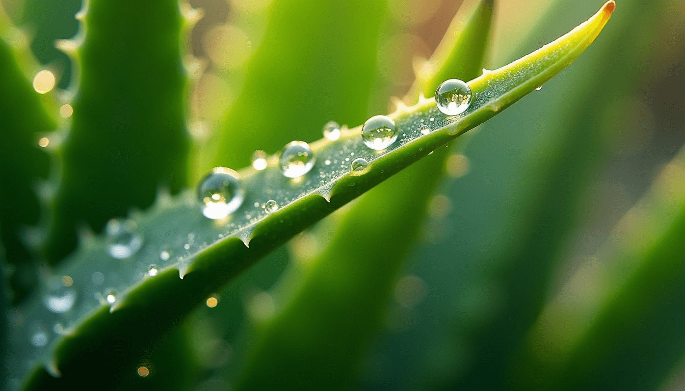 Using aloe vera in cosmetics