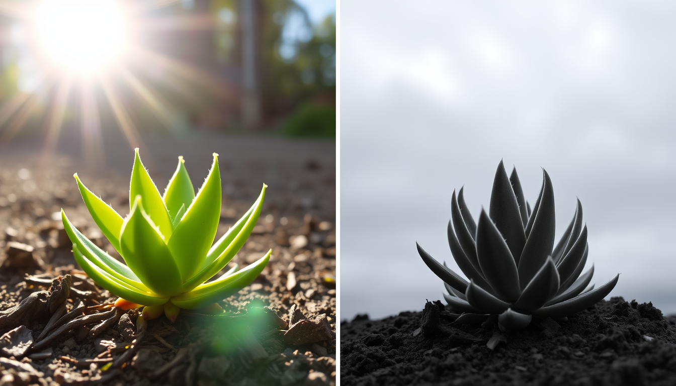 Watering succulents correctly