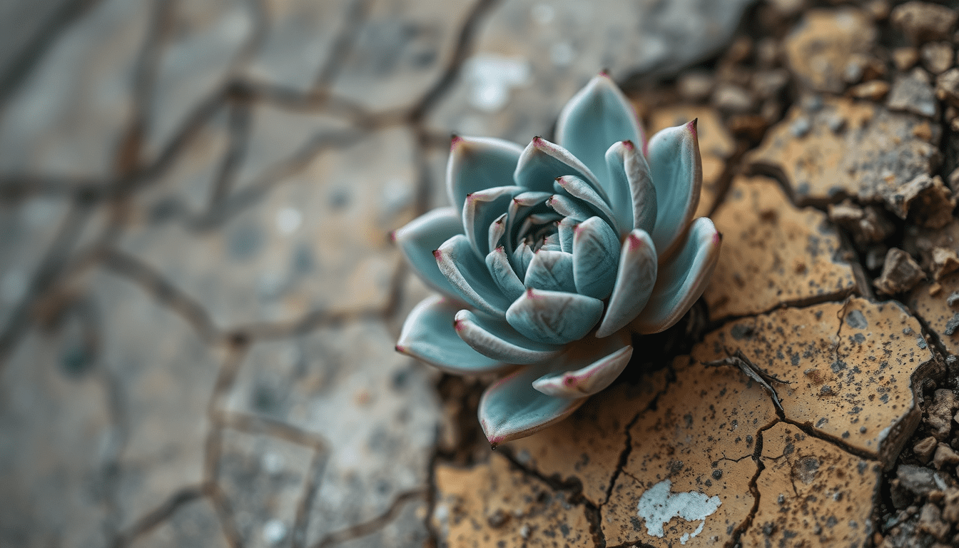 Xerophytes as indicators of desertification